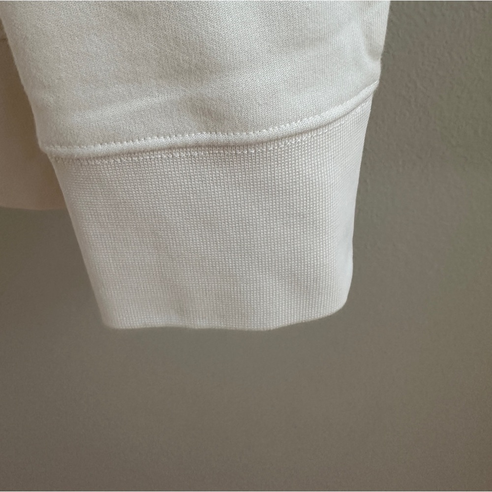 L.L. Bean - Women's Quilted Full-Zip Sweatshirt - Cream M - NWT - Picture 9 of 11